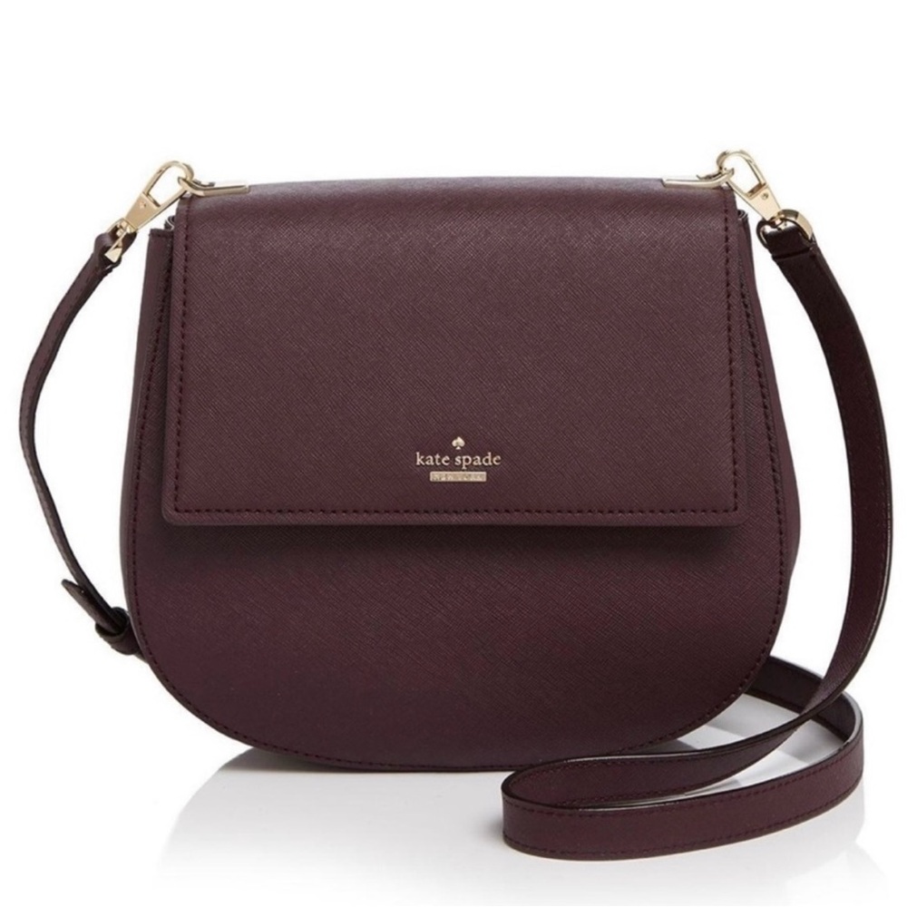 NWT Kate Spade Plum Cross Bag